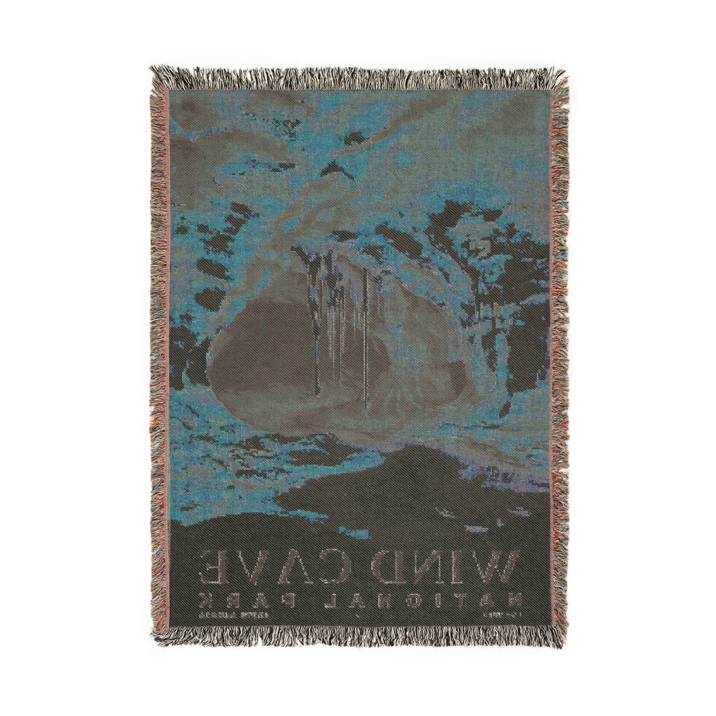 Wind Cave National Park Woven Blanket | S04