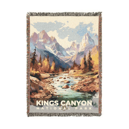 Kings Canyon National Park Woven Blanket | S08
