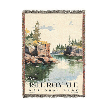 Isle Royale National Park Woven Blanket | S04