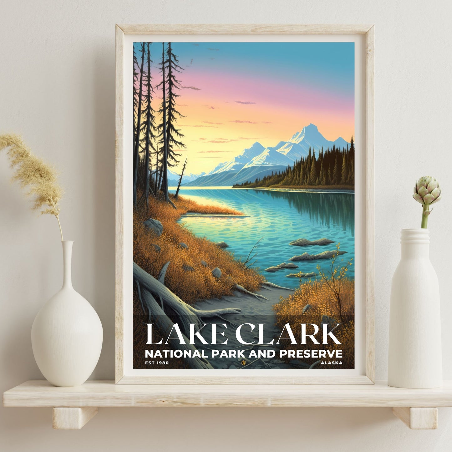 Lake Clark National Park Poster | S02