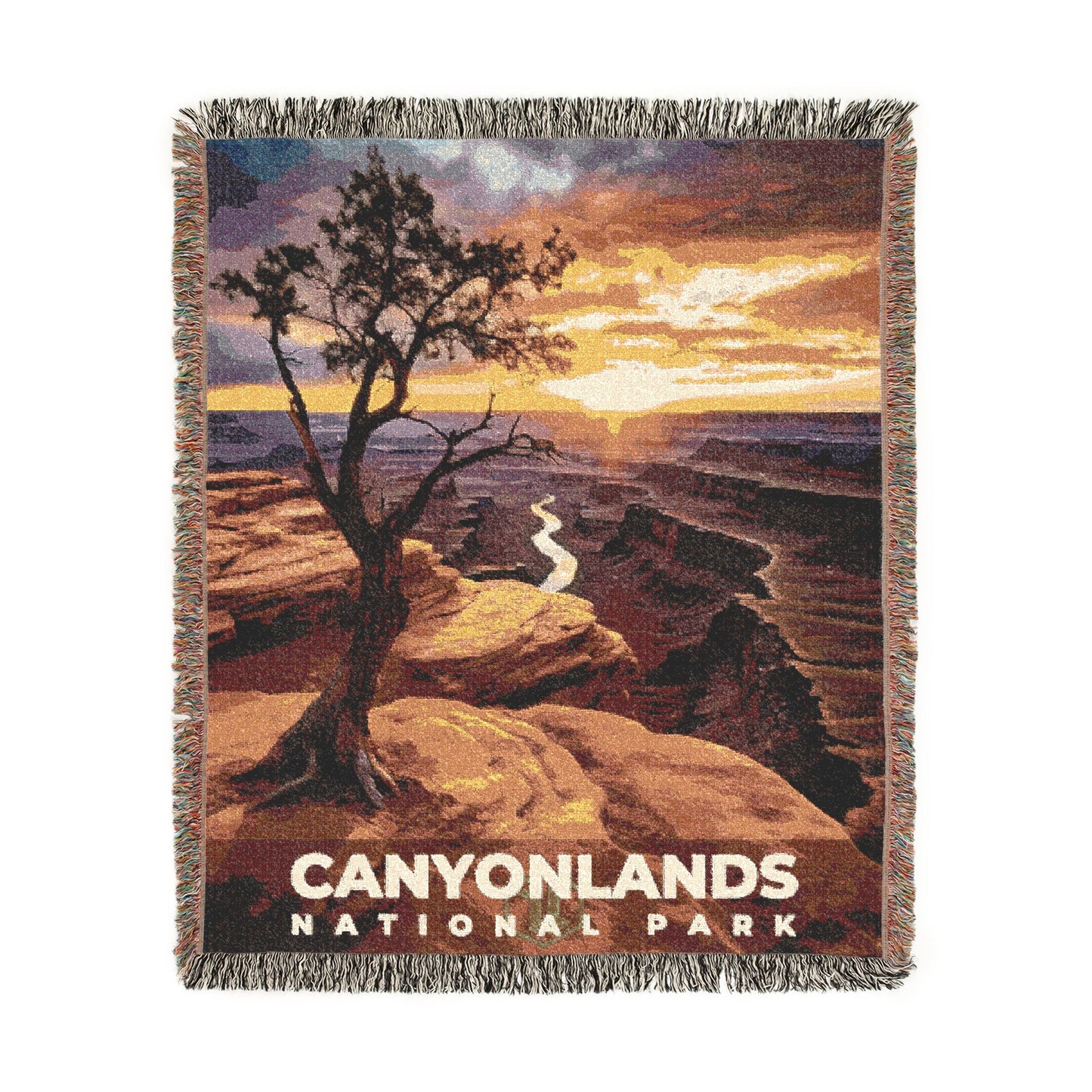 Canyonlands National Park Woven Blanket | S10