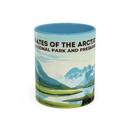 Gates of the Arctic National Park Mug | Accent Coffee Mug (11, 15oz)