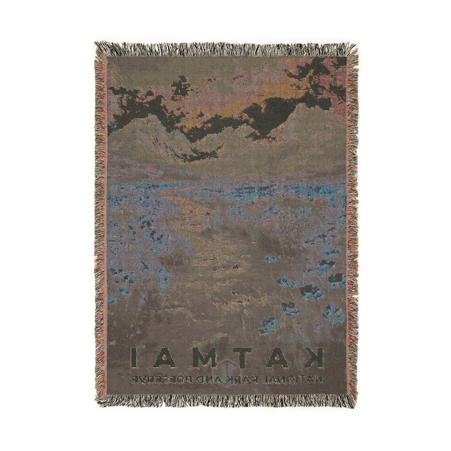 Katmai National Park Woven Blanket | S14