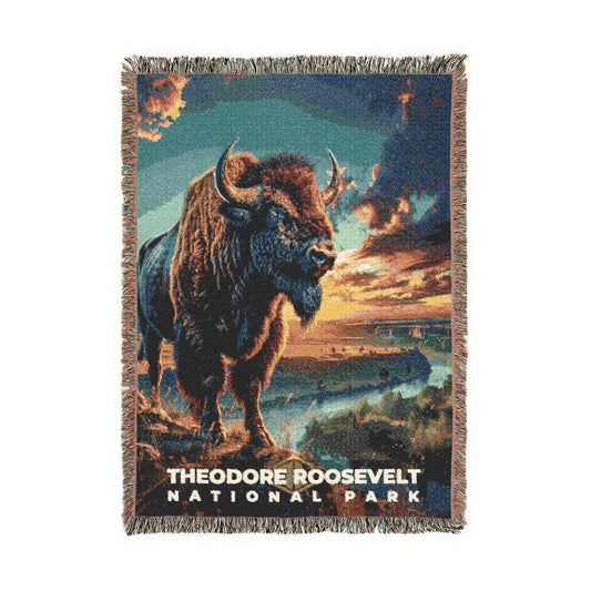 Theodore Roosevelt National Park Woven Blanket | S16