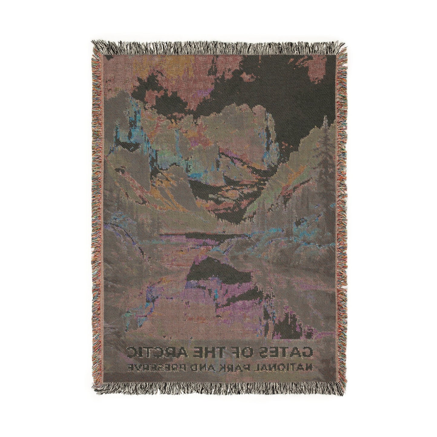 Gates of the Arctic National Park Woven Blanket | S11