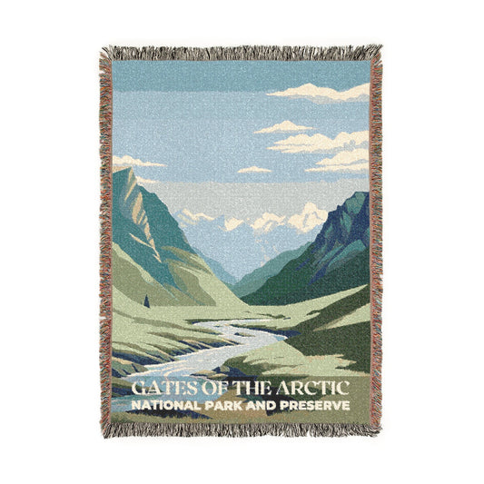 Gates of the Arctic National Park Woven Blanket | S01