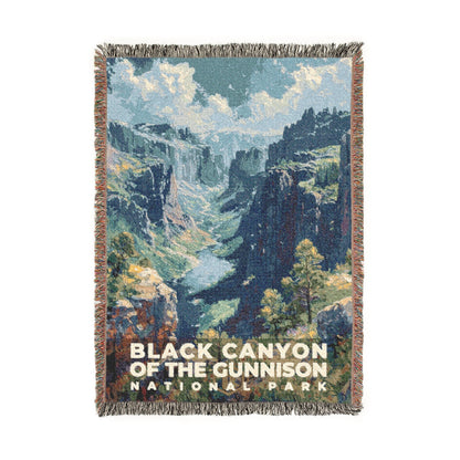 Black Canyon of the Gunnison National Park Woven Blanket | S14