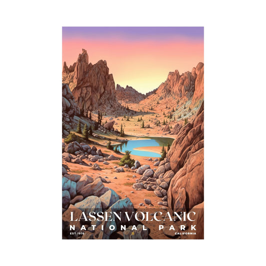 Lassen Volcanic National Park Poster | S02