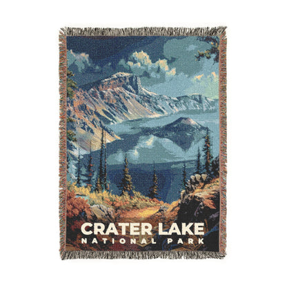 Crater Lake National Park Woven Blanket | S16