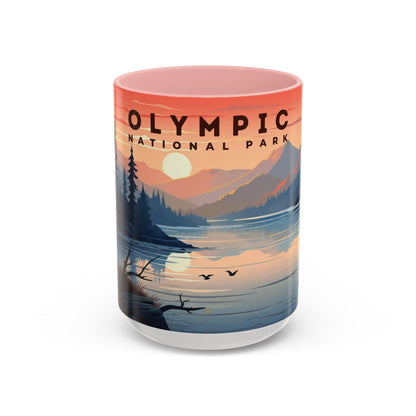 Olympic National Park Mug | Accent Coffee Mug (11, 15oz)