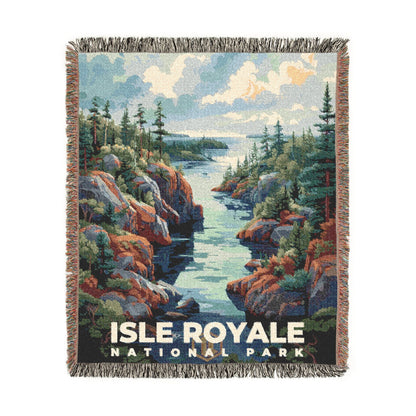 Isle Royale National Park Woven Blanket | S11