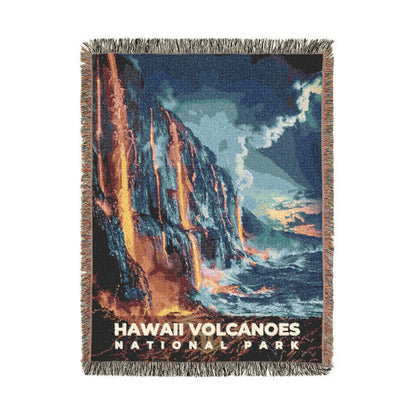 Hawaii Volcanoes National Park Woven Blanket | S16