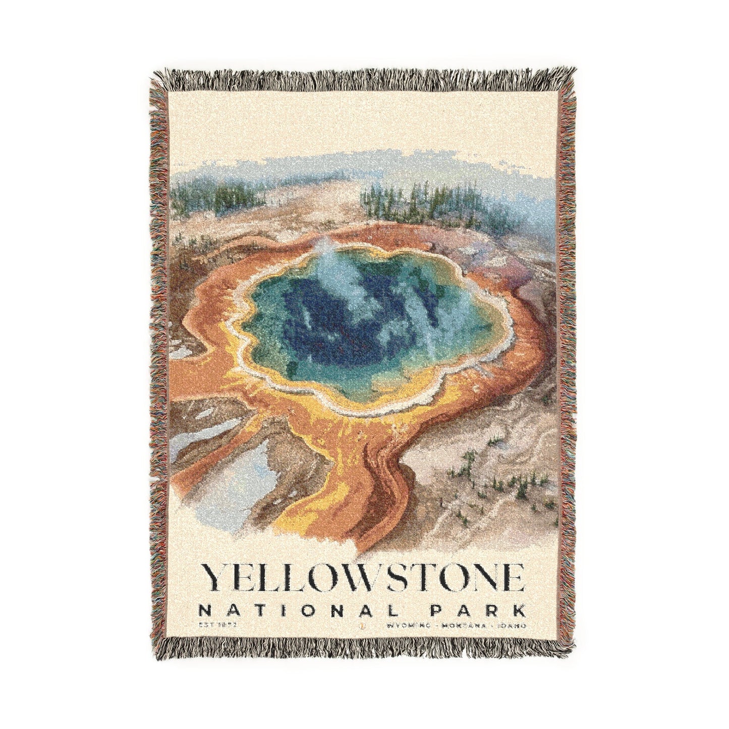 Yellowstone National Park Woven Blanket | S04