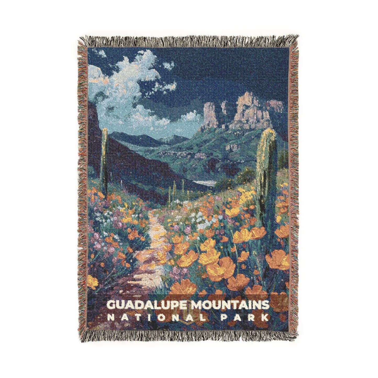 Guadalupe Mountains National Park Woven Blanket | S14