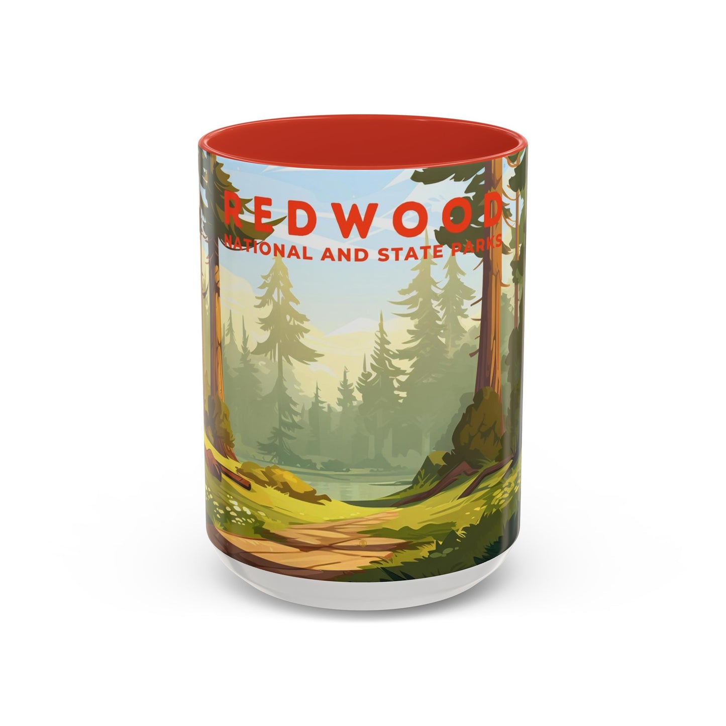 Redwood National Park Mug | Accent Coffee Mug (11, 15oz)