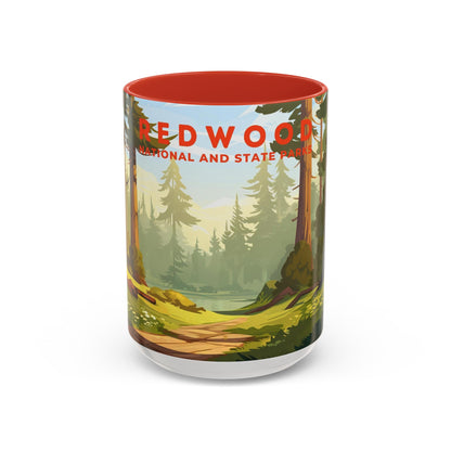 Redwood National Park Mug | Accent Coffee Mug (11, 15oz)