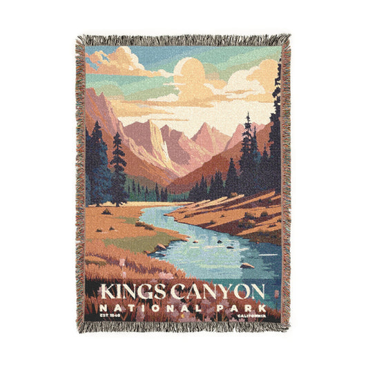 Kings Canyon National Park Woven Blanket | S05