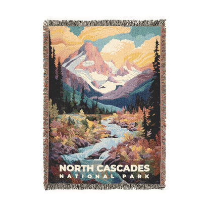 North Cascades National Park Woven Blanket | S09