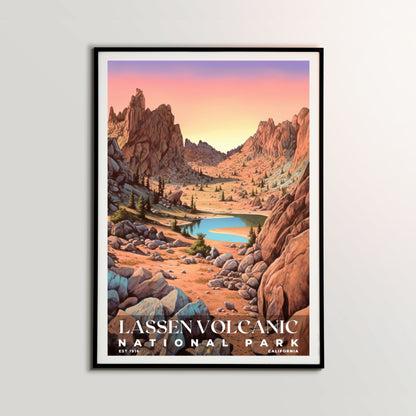 Lassen Volcanic National Park Poster | S02