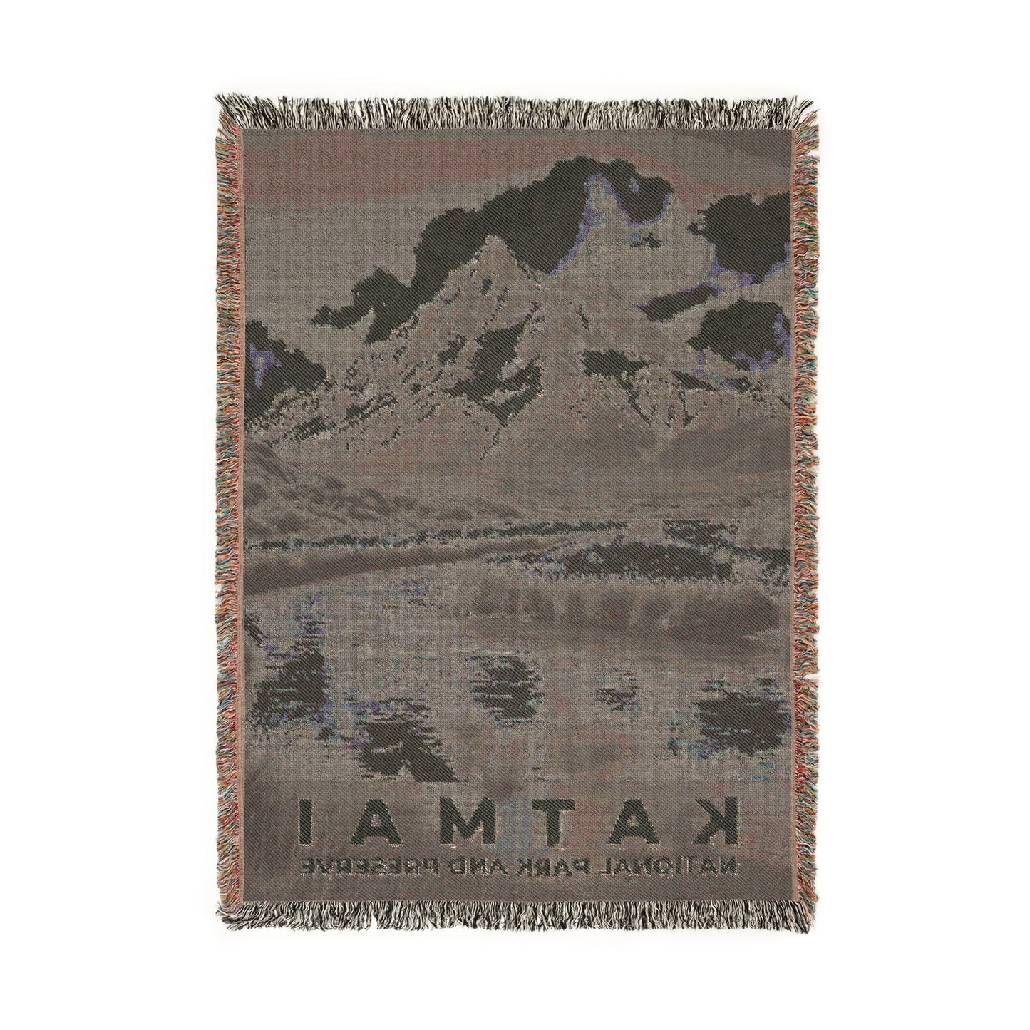 Katmai National Park Woven Blanket | S15