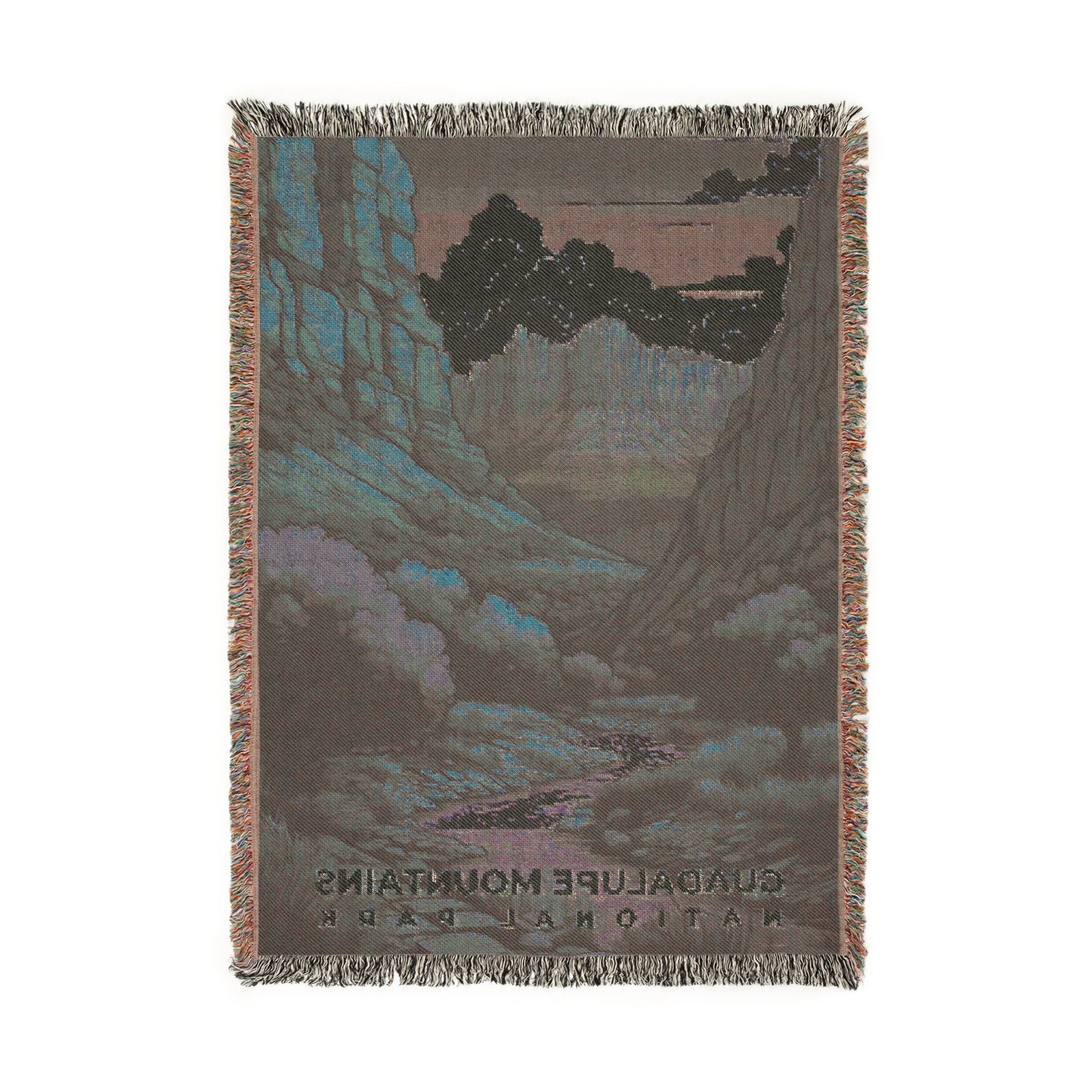 Guadalupe Mountains National Park Woven Blanket | S07