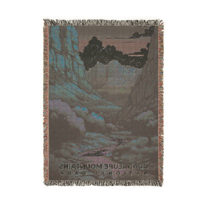 Guadalupe Mountains National Park Woven Blanket | S07