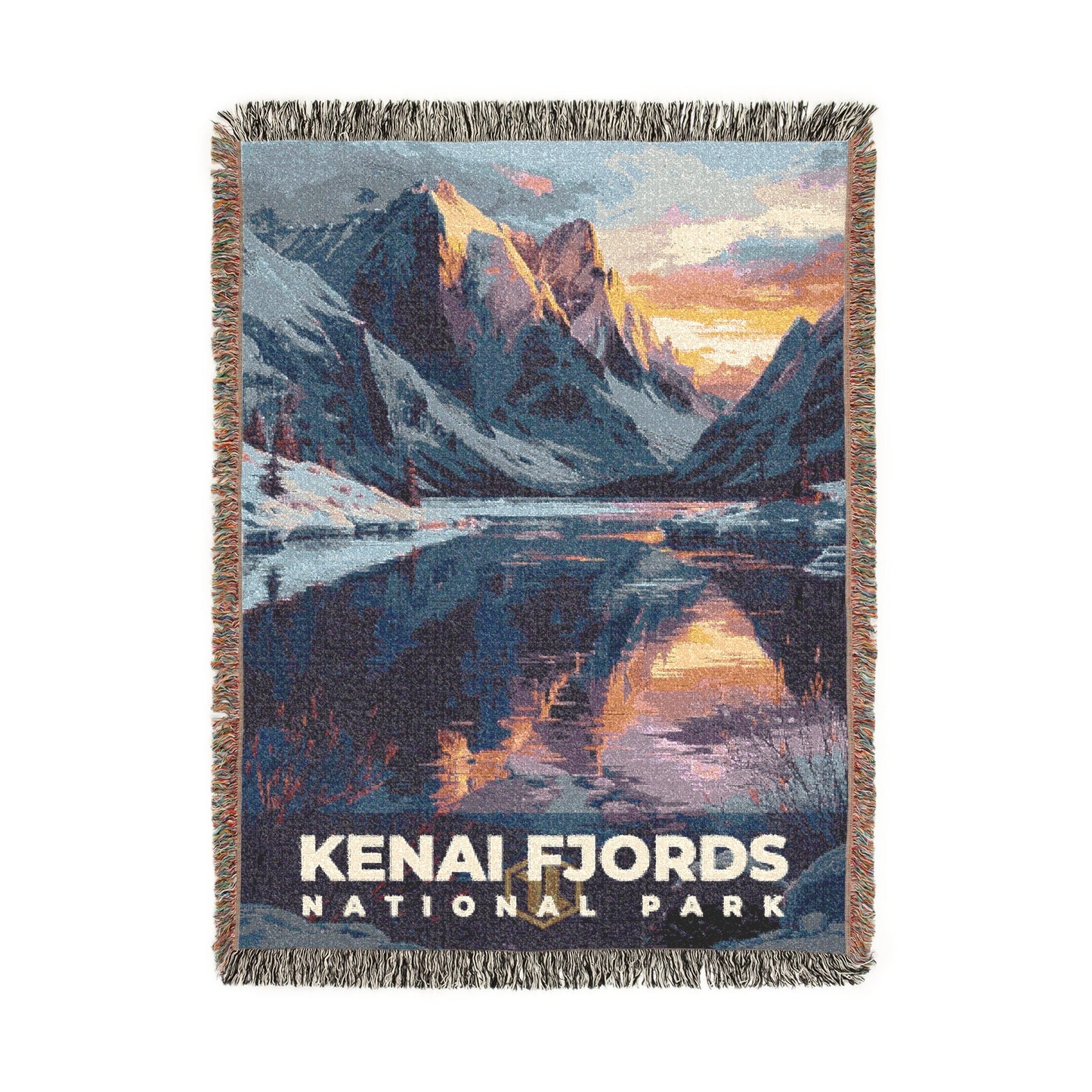 Kenai Fjords National Park Woven Blanket | S18