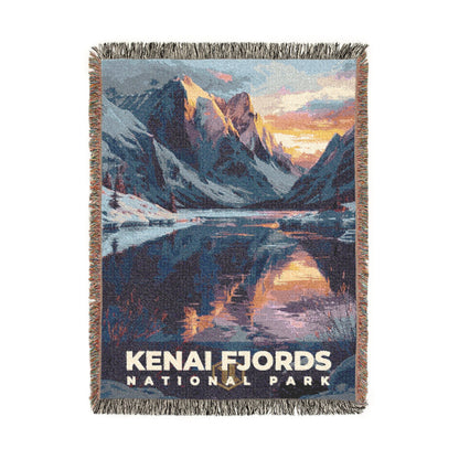 Kenai Fjords National Park Woven Blanket | S18