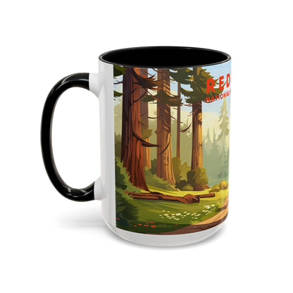 Redwood National Park Mug | Accent Coffee Mug (11, 15oz)