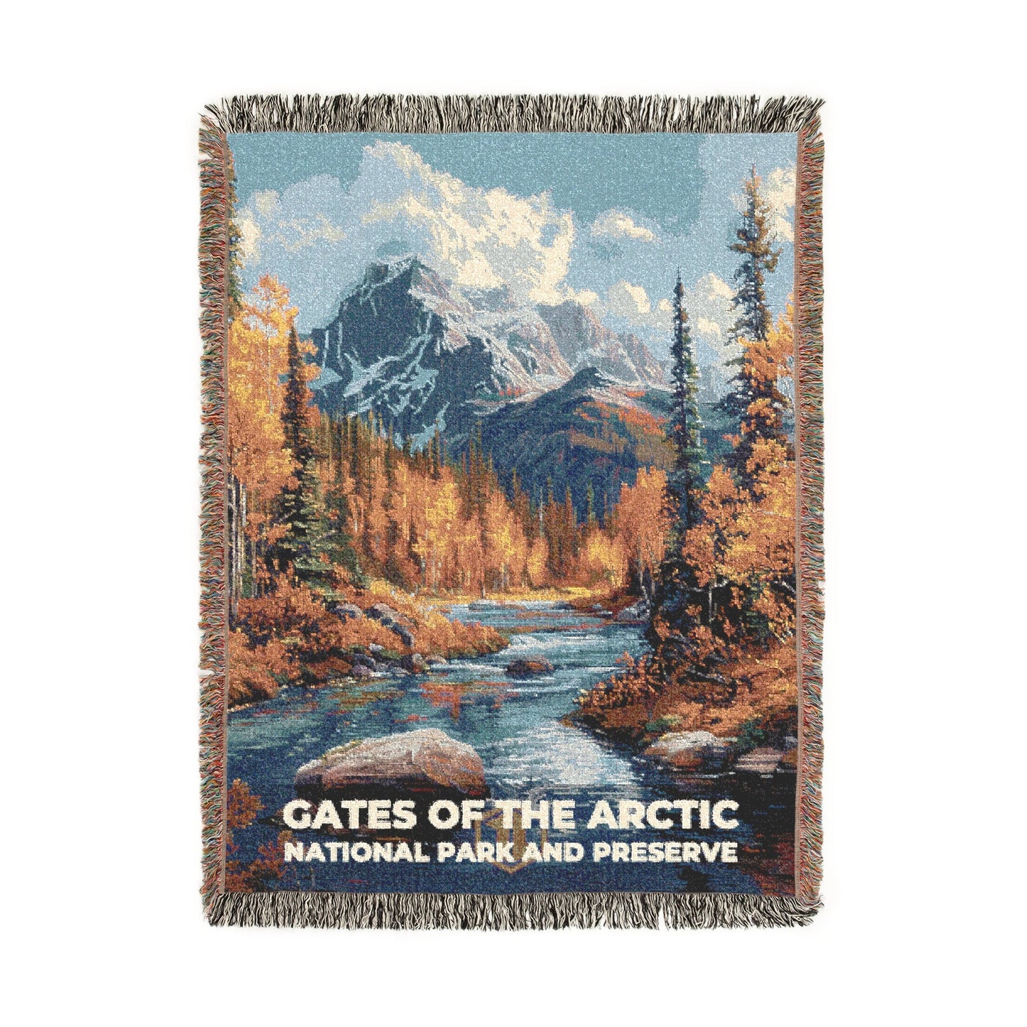 Gates of the Arctic National Park Woven Blanket | S18
