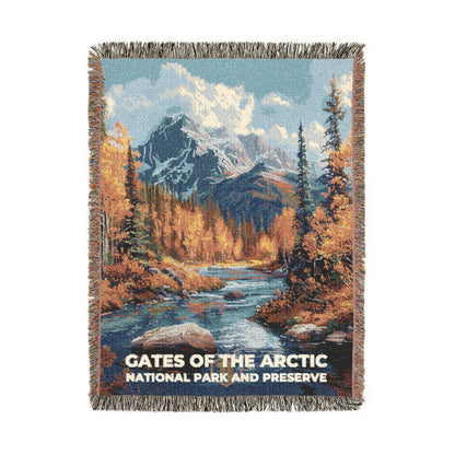 Gates of the Arctic National Park Woven Blanket | S18