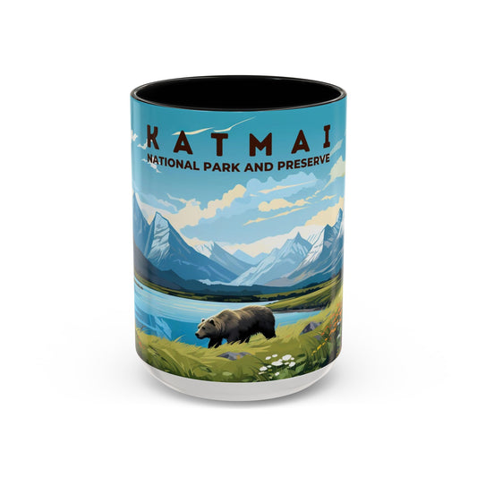 Katmai National Park Mug | Accent Coffee Mug (11, 15oz)