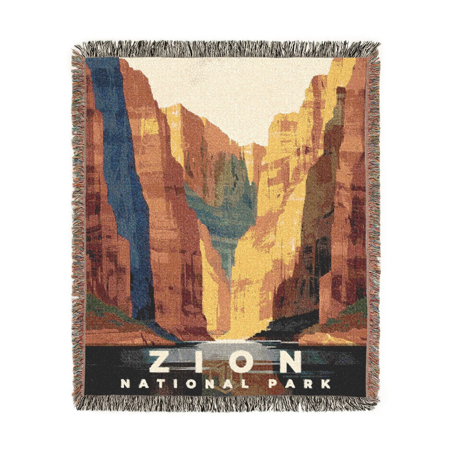 Zion National Park Woven Blanket | S20