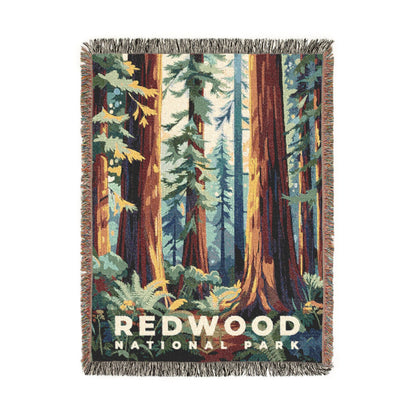 Redwood National Park Woven Blanket | S20