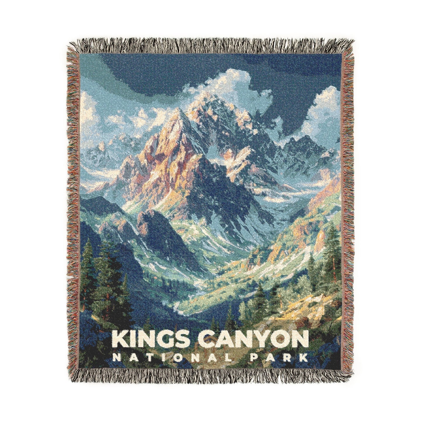 Kings Canyon National Park Woven Blanket | S13