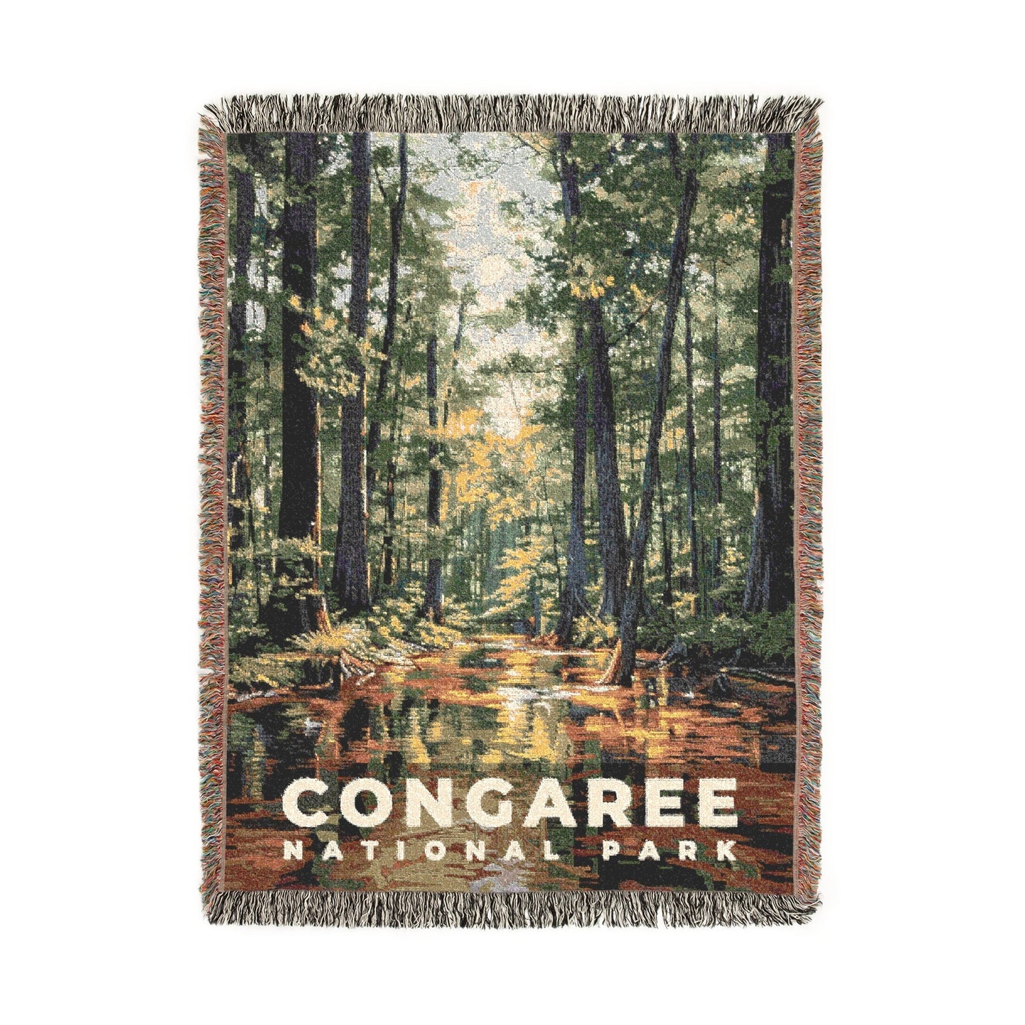 Congaree National Park Woven Blanket | S18