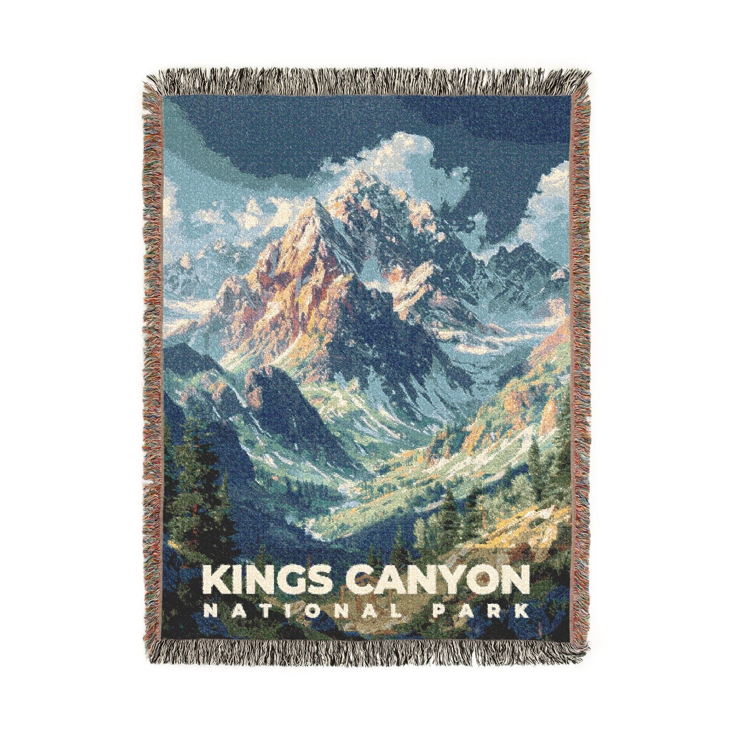 Kings Canyon National Park Woven Blanket | S13