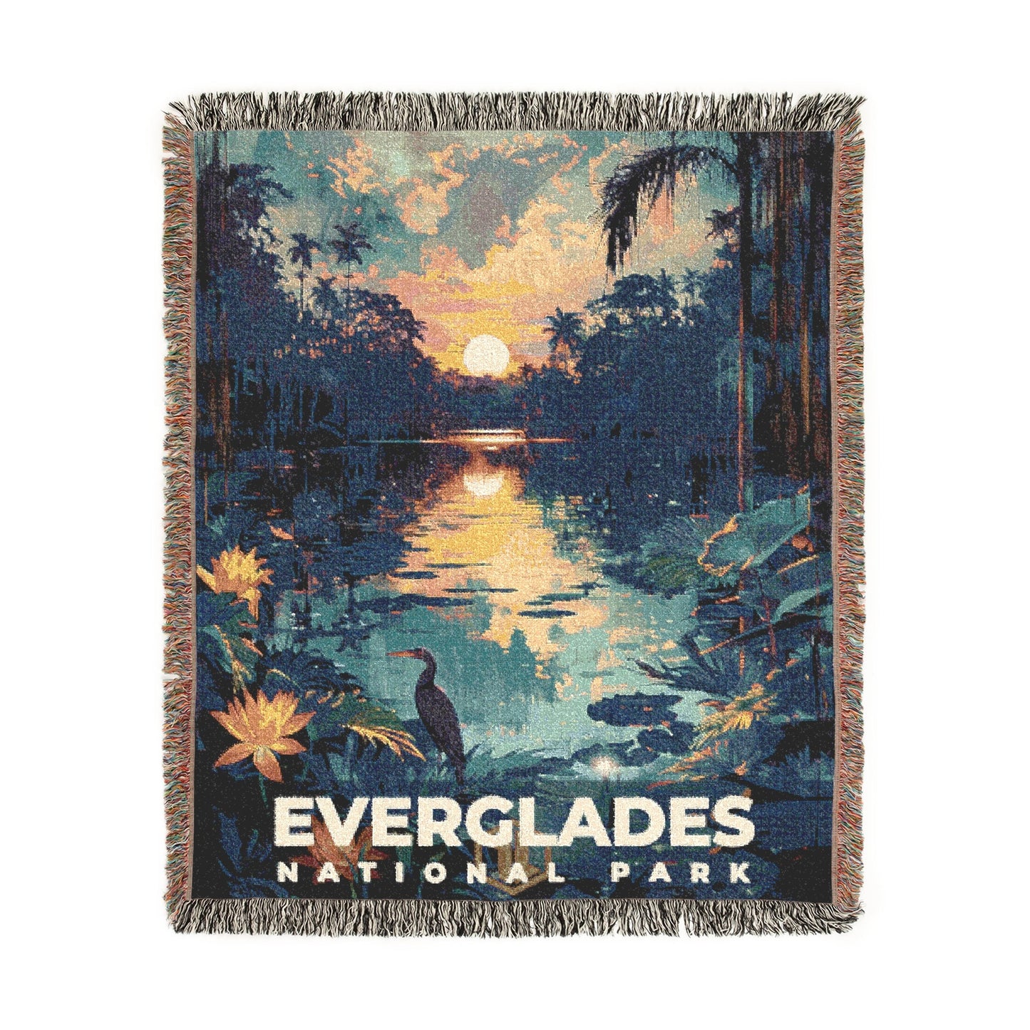 Everglades National Park Woven Blanket | S11