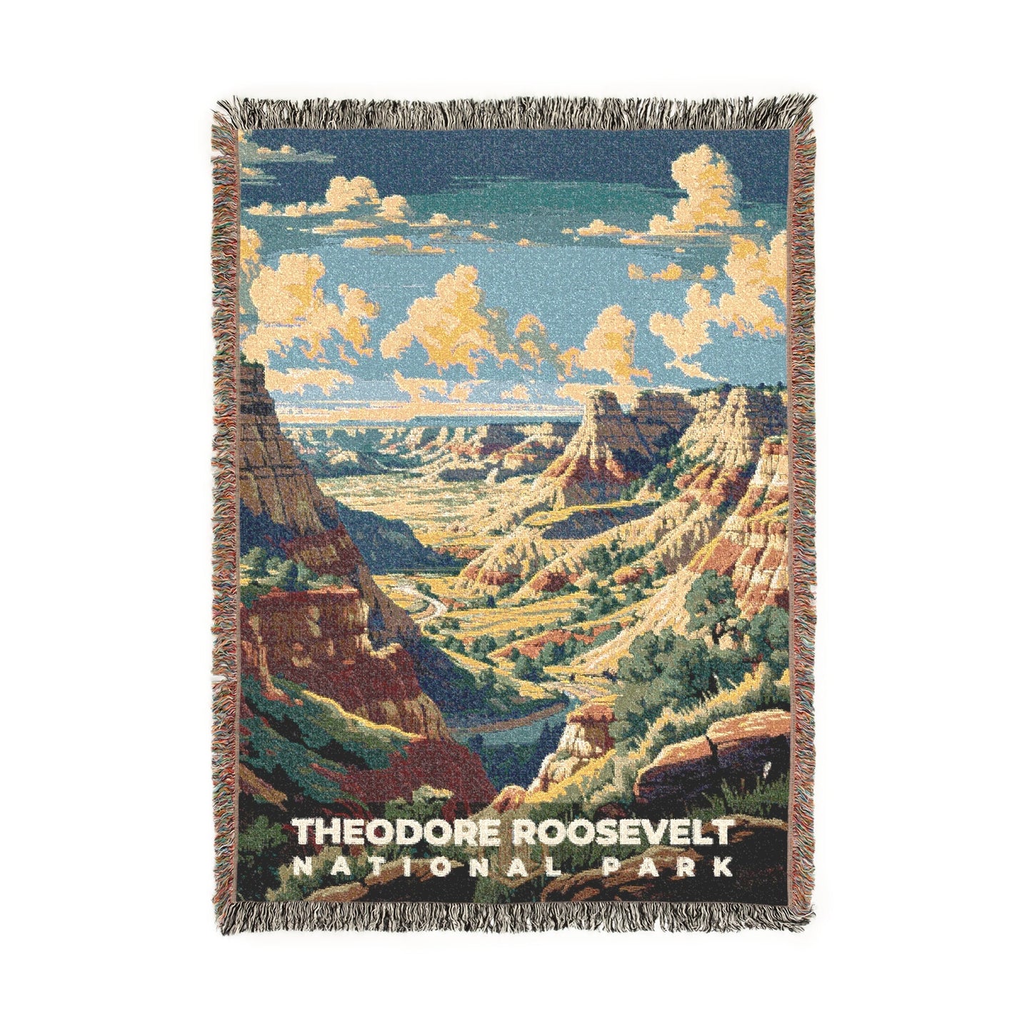 Theodore Roosevelt National Park Woven Blanket | S11
