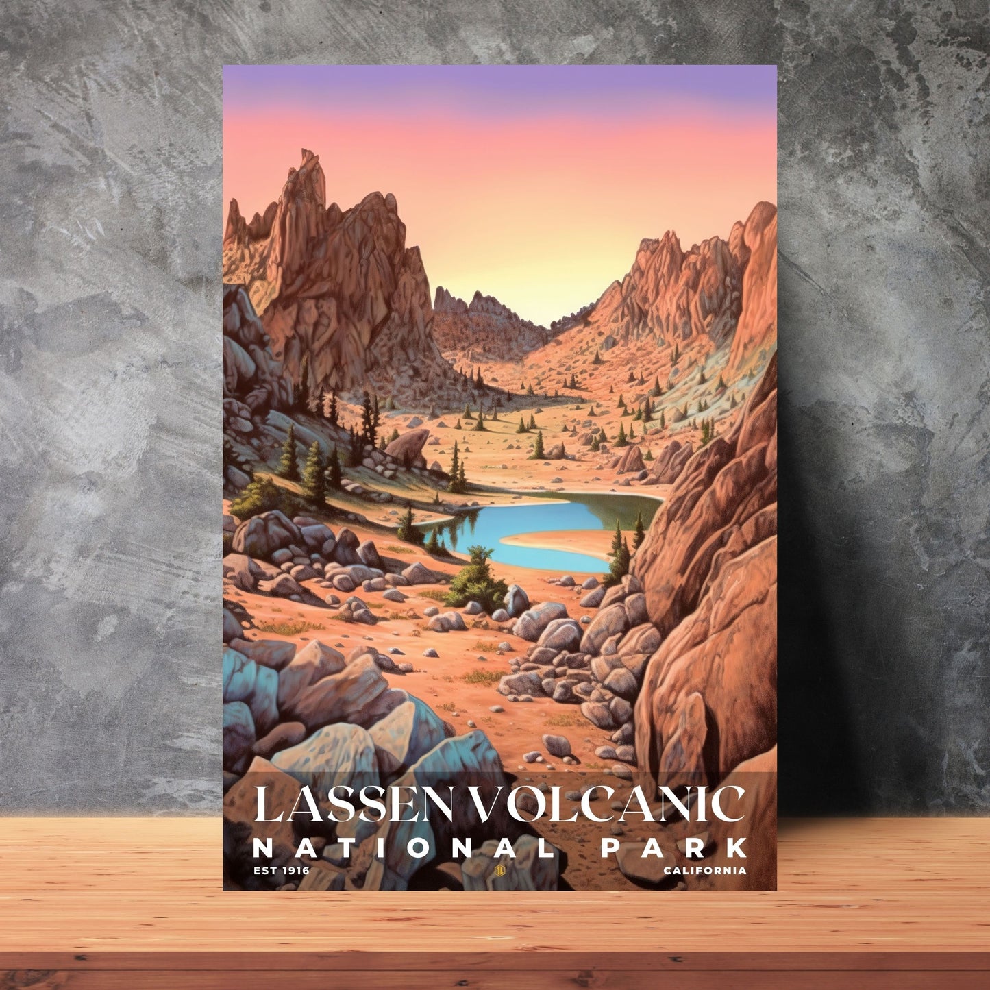 Lassen Volcanic National Park Poster | S02