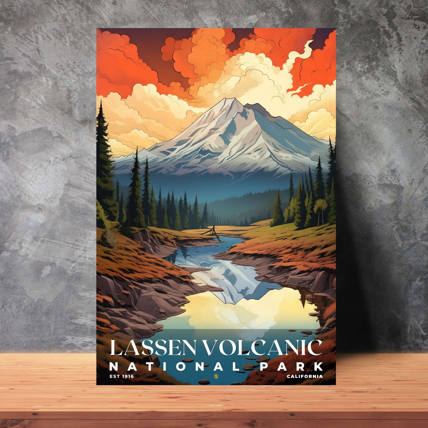 Lassen Volcanic National Park Poster | S07