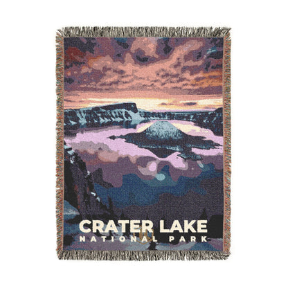Crater Lake National Park Woven Blanket | S10