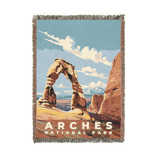 Arches National Park Woven Blanket | S07