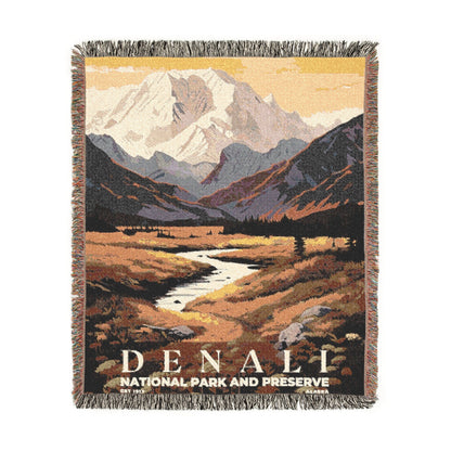 Denali National Park Woven Blanket | S03
