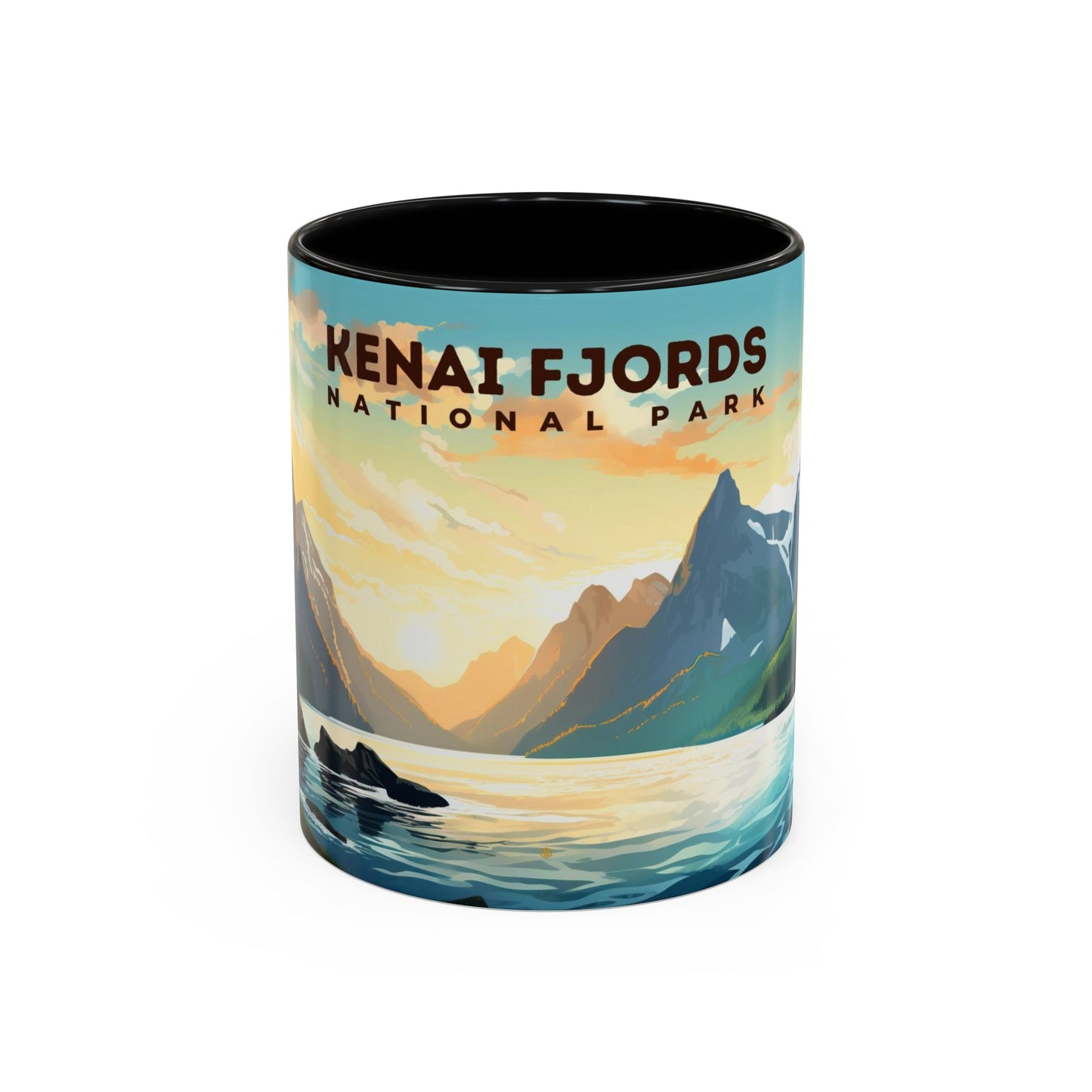 Kenai Fjords National Park Mug | Accent Coffee Mug (11, 15oz)