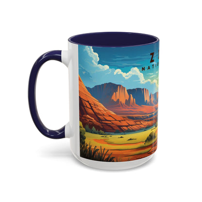 Zion National Park Mug | Accent Coffee Mug (11, 15oz)