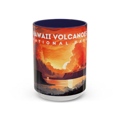 Hawaii Volcanoes National Park Mug | Accent Coffee Mug (11, 15oz)