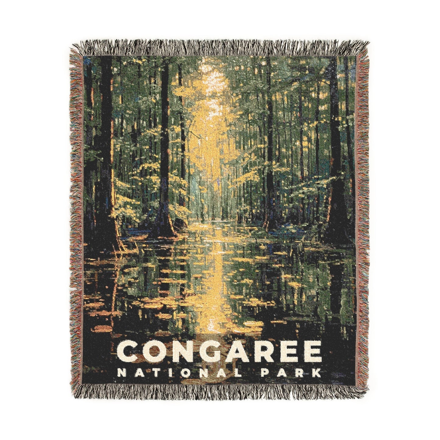 Congaree National Park Woven Blanket | S14