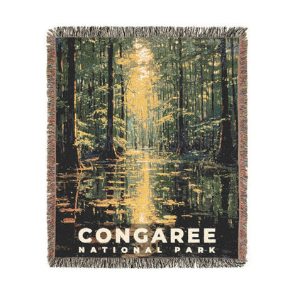 Congaree National Park Woven Blanket | S14