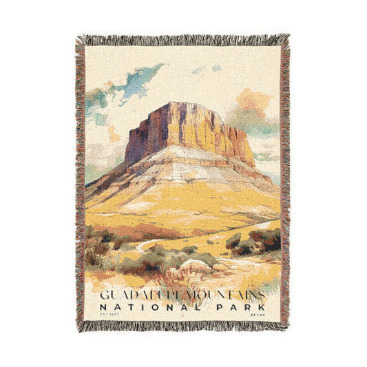 Guadalupe Mountains National Park Woven Blanket | S04